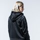 Női pulóver ADIDAS PULÓVER CIPZÁRAS KAPUCNIS LACE ZIP HOODIE fm1749 szín: fekete