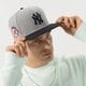 Férfi baseball sapka NEW ERA SAPKA SIDE PATCH 5950 NYY NEW YORK YANKEES GRA 60240482 szín: szürke