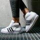 Gyerek téli cipők ADIDAS PRO MODEL J fv5724 szín: fehér