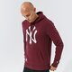 Férfi pulóver NEW ERA PULÓVER KAPUCNIS NYY MRN MLB APPAREL NEW YORK YANKEE 11863699 szín: bordó