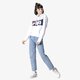 Női pulóver FILA PULÓVER LORI HOODIE SWEAT 687042i98 szín: fehér