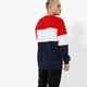 Férfi pulóver FILA PULÓVER STRAIGHT BLOCKED CREW SWEAT 681255g06 szín: sötétkék