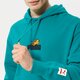 Férfi pulóver PUMA PULÓVER KAPUCNIS PUMA X GARFIELD HOODIE 534435 86 szín: zöld