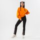 Női pulóver ADIDAS PULÓVER SWEATSHIRT hf7477 szín: narancssárga