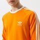 Férfi póló ADIDAS PÓLÓ 3-STRIPES LS T he9531 szín: narancssárga