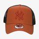 Férfi baseball sapka NEW ERA SAPKA TRUCKER NYY RST NEW YORK YANKEES RSTBLK 12040412 szín: barna