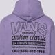 Férfi pulóver VANS PULÓVER KAPUCNIS SHOP FRONT PULLOVER vn000nhr6ph szín: lila