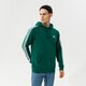 Férfi pulóver ADIDAS PULÓVER KAPUCNIS 3-STRIPES HOODY he9475 szín: zöld
