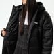 Női télikabát NIKE SWOOSH PARKA JACKET dx1798-010 szín: fekete