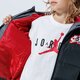 Gyerek átmeneti kabát JORDAN PULÓVER CIPZÁRAS KAPUCNIS JUMPMAN CLASSIC PUFFER JKT 957917-023 szín: fekete
