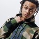 Férfi pulóver ADIDAS  PULÓVER KAPUCNIS CAMO AOP HOODIE gn1879 szín: khaki