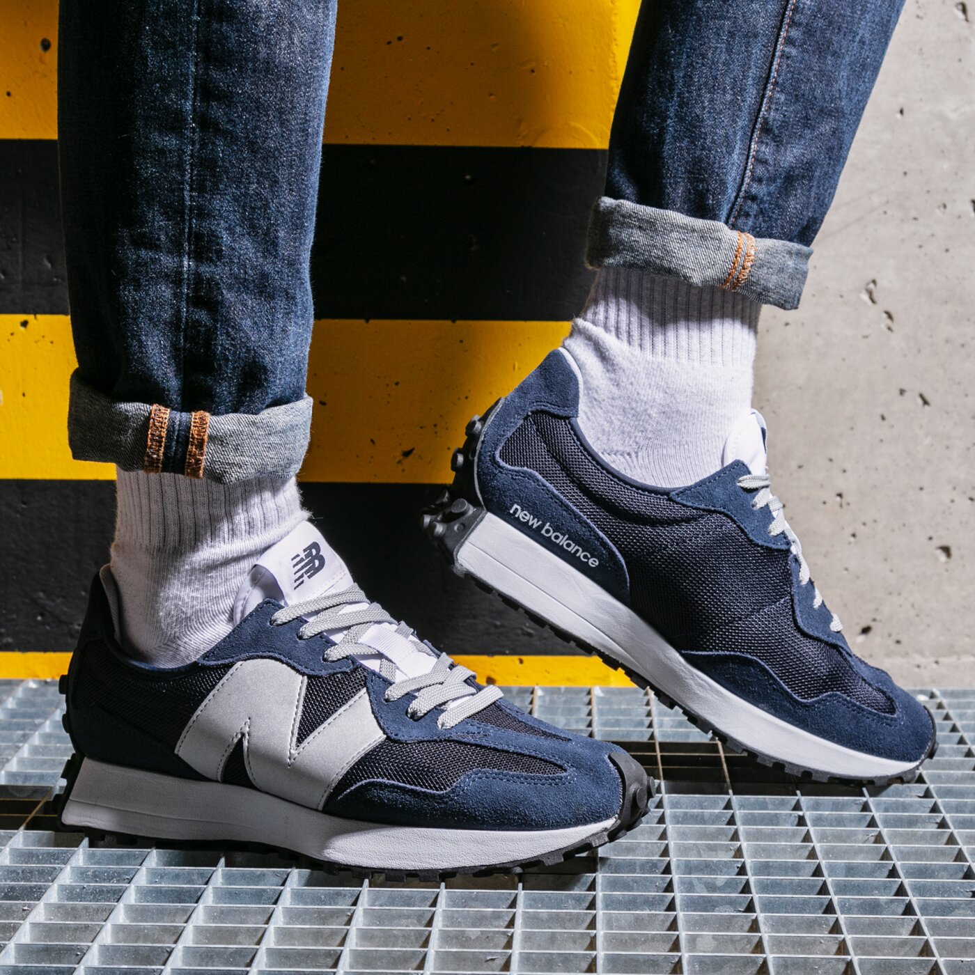 NEW BALANCE MS327MD1 MS327MD1 ✓ SÖTÉTKÉK ✓ 20 990,00 Ft! Legendás Sportcipő  ✓ Férfi Cipő New Balance a ✪ Sizeer üzletben ✪