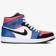 Férfi sportcipők AIR JORDAN 1 MID 554724-124 szín: piros