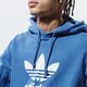 Férfi pulóver ADIDAS PULÓVER KAPUCNIS TREFOIL HOODIE gn3460 szín: kék