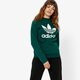 Női pulóver ADIDAS PULÓVER TRF CREW SWEAT ADICOLOR dv2623 szín: zöld