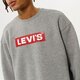 Férfi pulóver LEVI'S PULÓVER T3 RELAXED GRAPHIC CREW 39134-0030 szín: szürke