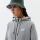 Női pulóver NIKE PULÓVER CIPZÁRAS KAPUCNIS SPORTSWEAR ESSENTIAL bv4122-063 szín: szürke