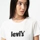 Női póló LEVI'S PÓLÓ GRAPHIC TEES 17369-1755 szín: fehér