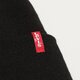 Gyerek téli sapka LEVI'S SAPKA SLOUCHY RED TAB BEANIE 77138-0889 szín: fekete