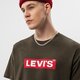 Férfi póló LEVI'S PÓLÓ SS RELAXED FIT TEE AGILITY a2082-0048 szín: khaki