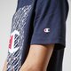 Férfi póló CHAMPION PÓLÓ ALL OVER SQUARE TEE 215281bs501 szín: sötétkék