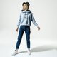 Női pulóver VANS PULÓVER KAPUCNIS WM FLYING V FT BOXY HOODIE ZEN BLUE vn0a4bg3vby1 szín: kék