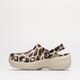 Női papucsok és szandálok CROCS PLATF ANIMAL REMIX 207844-bl szín: barna