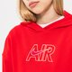 Gyerek pulóver NIKE PULÓVER KAPUCNIS G NSW AIR FT CROP GIRL dm8372-657 szín: piros