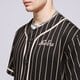 Férfi póló NEW ERA PÓLÓ NE PINSTRIPE JERSEY NONE 60435420 szín: fekete