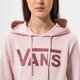 Női pulóver VANS PULÓVER KAPUCNIS WM CLASSIC V II HOODIE vn0a53ovyrr1 szín: rózsaszín