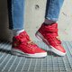 Női sportcipők ADIDAS FORUM MID W gz8602 szín: bordó