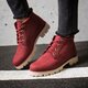 Női téli cipők TIMBERLAND HERITAGE LITE NELLIE a1s8f szín: bordó