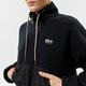 Női pulóver ELEMENT PULÓVER OSLO ZIP POLÁR z3waa43732 szín: fekete