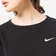 Női póló NIKE PÓLÓ W NSW RIB JRSY SS TOP dv7870-010 szín: fekete