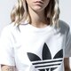 Női póló ADIDAS PÓLÓ TREFOIL TEE fm3306 szín: fehér