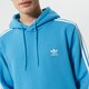 Férfi pulóver ADIDAS PULÓVER KAPUCNIS 3-STRIPES HOODY he9476 szín: kék