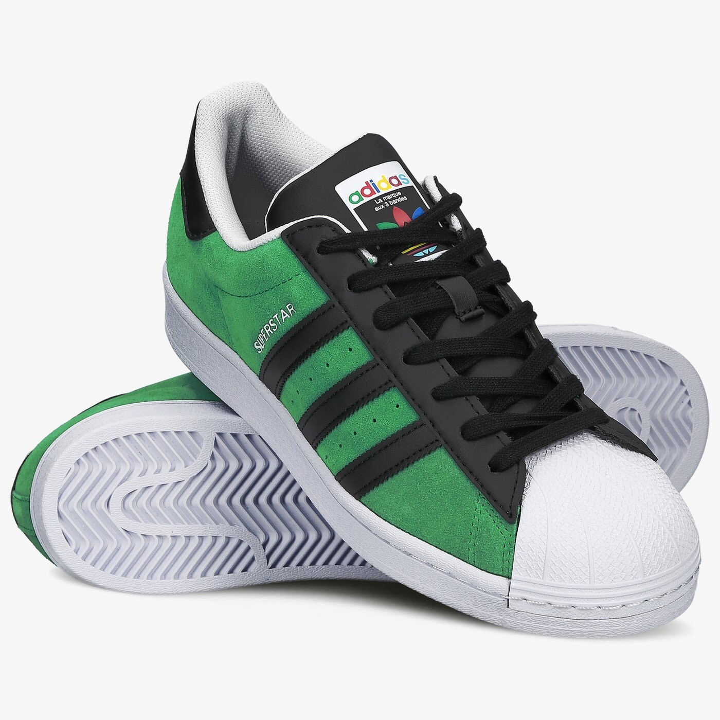 Férfi sportcipők ADIDAS SUPERSTAR  fw7844 szín: zöld