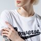 Női póló CONVERSE PÓLÓ WMN NOVA CENTER FRONT LOGO TEE 10018268-a04 szín: fehér