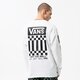 Férfi póló VANS PÓLÓ OFF THE WALL CHECK GRAPHIC LS TEE vn0a7s6zwht1 szín: fehér