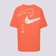 Női póló NIKE PÓLÓ W NSW CLUB SWOOSH SS TEE OC hq1698-842 szín: piros