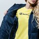 Női télikabát CHAMPION KABÁT HOODED POLYFILLED JACKET REGULAR 113424bs501 szín: sötétkék