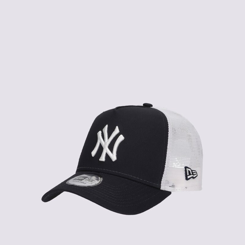 NEW ERA SAPKA CLEAN TRUCKER NYY NAVY NEW YORK YANKEES NVY