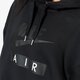 Női pulóver NIKE PULÓVER W NSW HOODIE OS AIR ah0235-010 szín: fekete