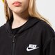 Gyerek pulóver NIKE PULÓVER CIPZÁRAS KAPUCNIS NIKE CLB FLC GIRL dc7118-010 szín: fekete