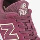 Női sportcipők NEW BALANCE WL373PUR wl373pur szín: bordó