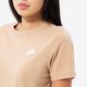 Női póló NIKE PÓLÓ ESSENTIAL SHORT SLEEVE dn2393-200 szín: bézs