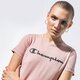 Női póló CHAMPION PÓLÓ CREWNECK PÓLÓ 113223ps144 szín: rózsaszín