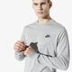 Férfi póló NIKE PÓLÓ NSW CLUB LONG-SLEEVE TEE ar5193-063 szín: szürke