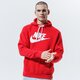 Férfi pulóver NIKE PULÓVER KAPUCNIS SPORTSWEAR CLUB FLEECE bv2973-657 szín: piros
