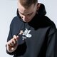 Férfi pulóver REEBOK PULÓVER KAPUCNIS TJ HOODY 2 gj0467 szín: fekete
